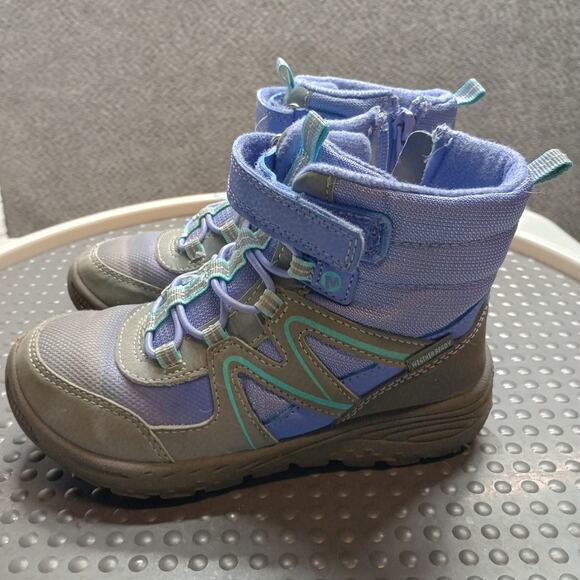 Merrell Girls Winter Insulated Waterproof Hiking Boots - Picture 1 of 7